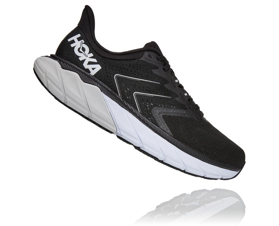 Tenis Hoka One One Masculino Pretas/Branco - Arahi 5 - 876-GJLQXN